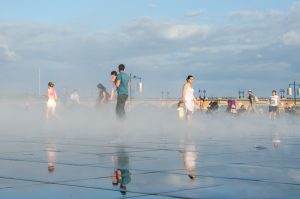 Mist fountain, Bordeaux