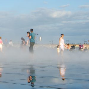 Mist fountain, Bordeaux